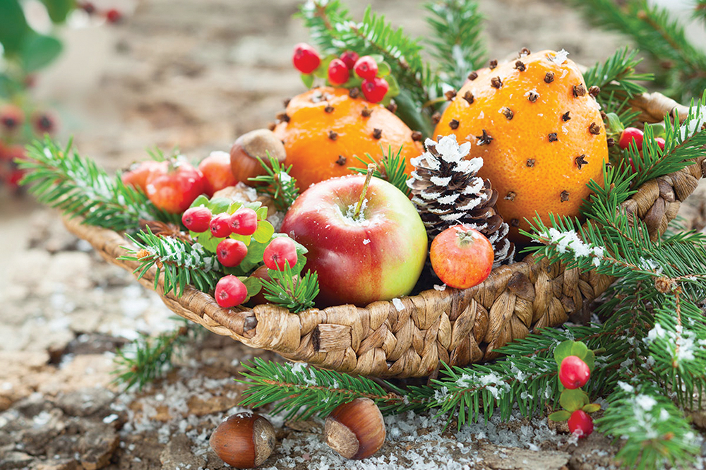 ხილი და საახალწლო სუფრა ხილი და საახალწლო სუფრა